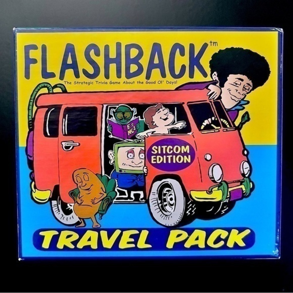 Flashback Sitcom Edition Travel Pack Trivia Game ages 12 and up